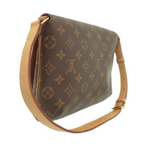Louis Vuitton Monogram Bag Tango Leather Short Brown Musette Shoulder